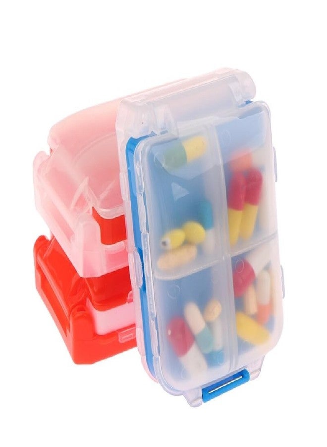 Prostuff.in Health Care Travelling Organizer Portable Three Layer Medicine Pill Box 1 Pcs Multicolor - Image 1